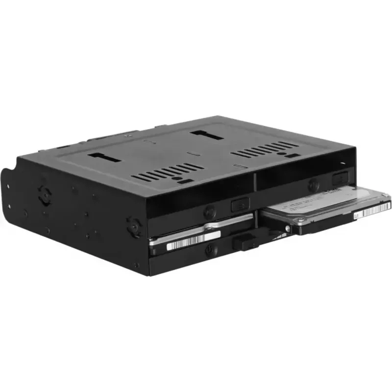 Noņemams rāmis icy dock MB014SP-B R1 Melns — 1x 3.5 collu SATA diska nodalījums, karstās nomaiņas saderīgs