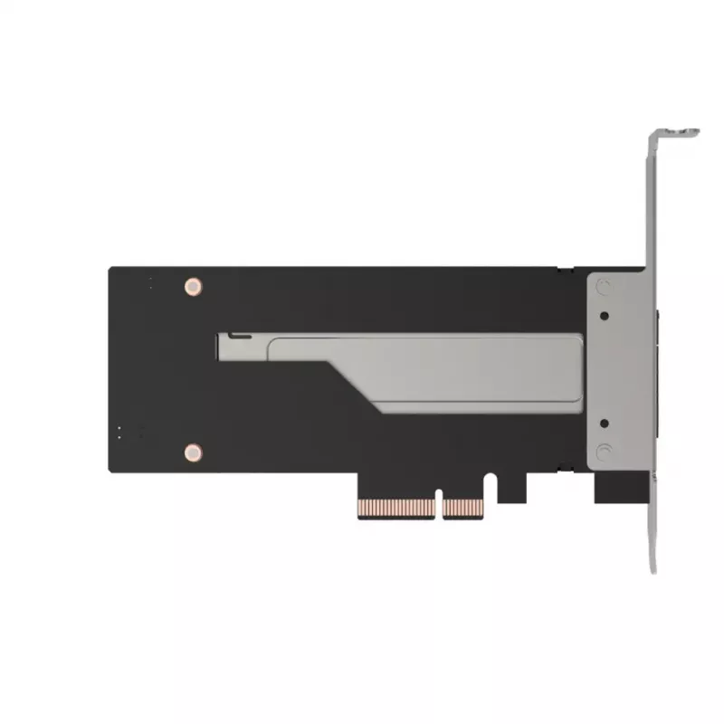 PCIe NVMe M.2 adaptera karte icy dock MB840M5P-B, melna/sudraba