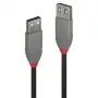 Lindy 0,2 m USB 2.0 Type A pagarinātāja kabelis, Anthra Line