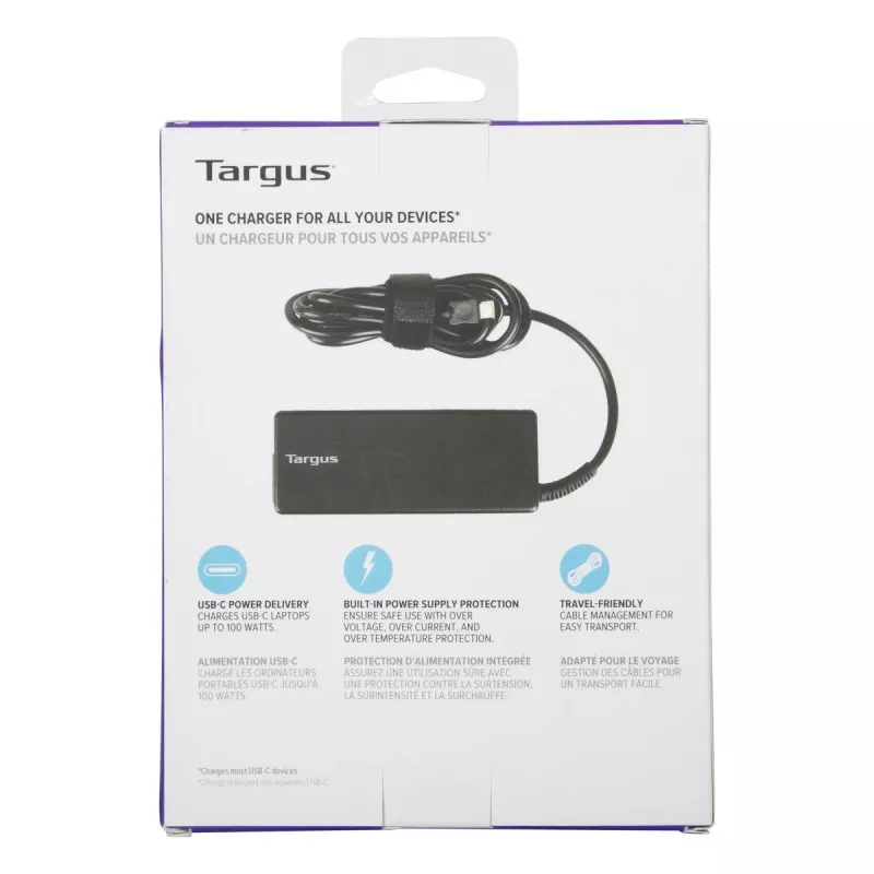 Targus APA108EU strāvas adapteris Iekštelpu 100 W Melns