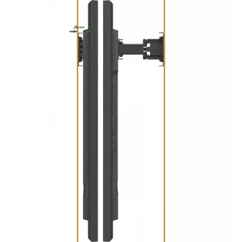 iiyama MD-WM0001 informācijas displeju stiprinājums 165,1 cm (65 collas) melns