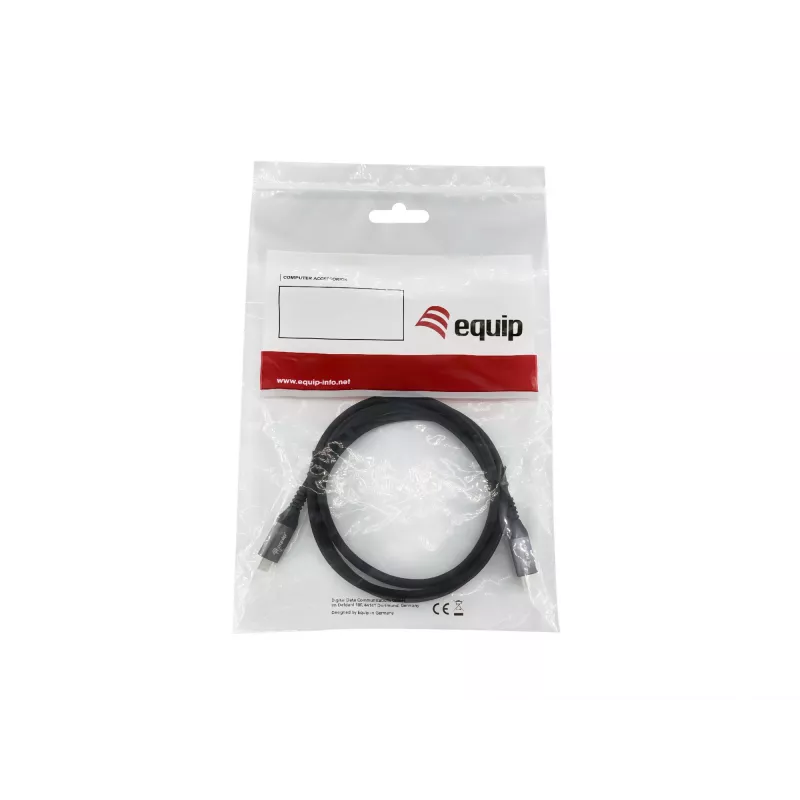 Equip USB 4 Gen 3 C to C kabelis, M/M, 1,2 m, 8K/60 Hz, 40 Gbps, PD3.1 240 W