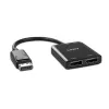 Lindy 38430 saskarnes centrs DisplayPort 21600 Mbit/s melns