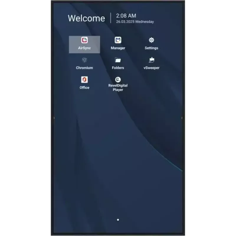Komerciālais 50 collu 4K LCD displejs VIEWSONIC CDE5014-2C, 3840×2160, 500 cd/m², Android 14, Wi‑Fi, 24/7