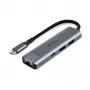 Lindy USB 3.2 Gen 2 Type C centrālmezgls un Gigabit Ethernet