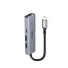 Lindy USB 3.2 Gen 2 Type C centrālmezgls un Gigabit Ethernet