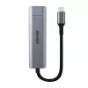 Lindy USB 3.2 Gen 2 Type C centrālmezgls un Gigabit Ethernet