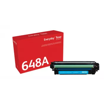 Everyday™ ciāna toneris no Xerox, saderīgs ar HP 648A (CE261A), standarta ietilpība