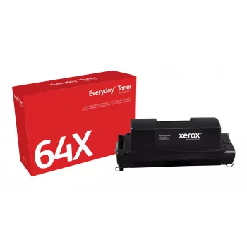 Everyday™ melnais toneris no Xerox, saderīgs ar HP 64X (CC364X), Augstas ietilpības
