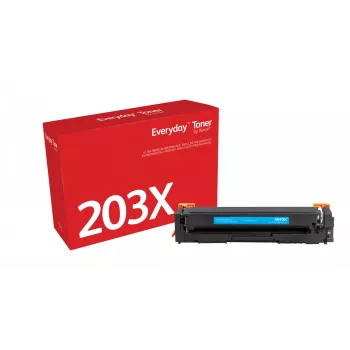 Everyday™ ciānas tonera kasetne, ko ražo Xerox, saderīga ar HP 203X (CF541X), lielas ietilpības
