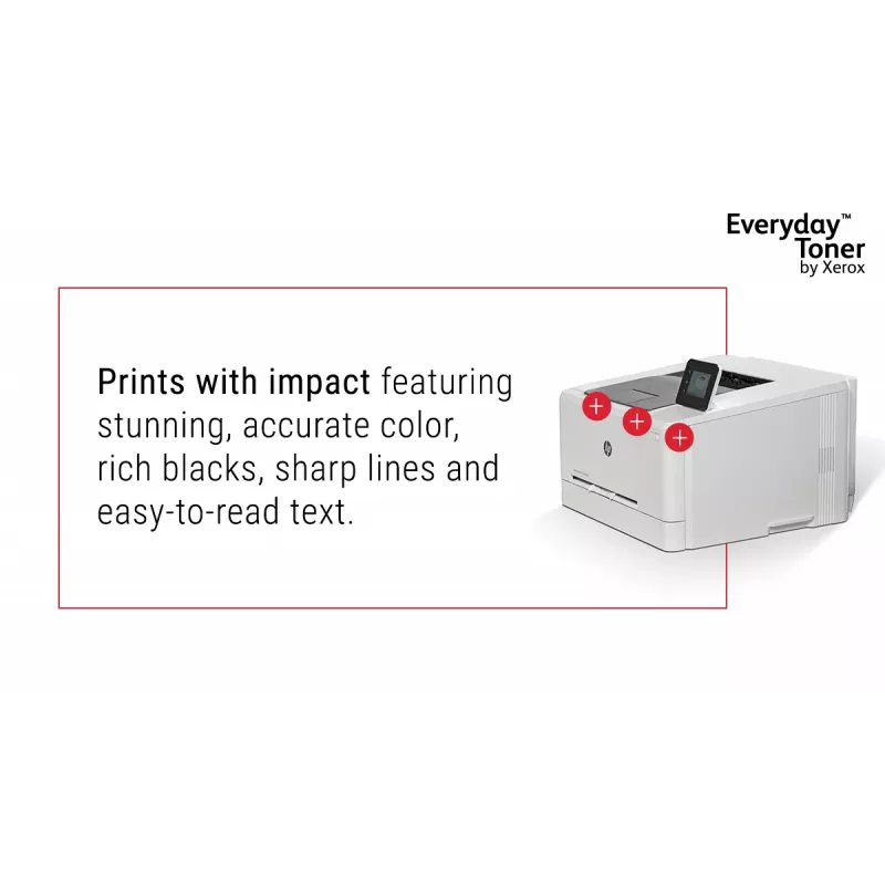 Everyday™ melnais toneris no Xerox, saderīgs ar HP 205A (CF530A), standarta ietilpība