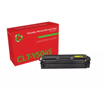 Everyday™ dzeltena Remanufactured Toner by Xerox Saderīga with Samsung CLT-Y504S, Standard capacity