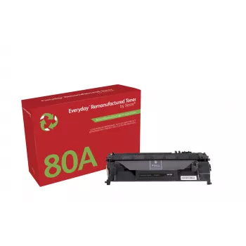 Everyday™ Mono atjaunots tonera kārtridžs, ko ražojis Xerox, saderīgs ar HP 80A (CF280A), standarta ietilpība