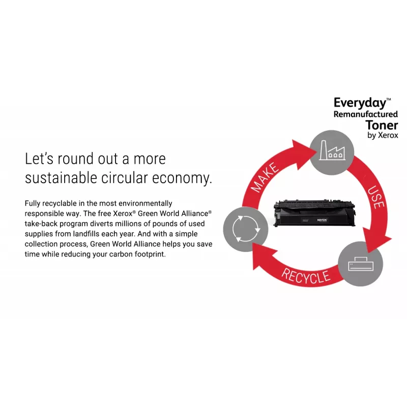 Everyday™ fuksīna atjaunots tonera kārtridžs, Xerox, saderīgs ar HP 126A (CE313A), standarta ietilpība