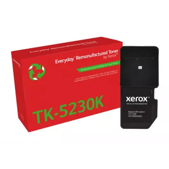 Everyday™ melns atjaunotais tonera kārtridžs no Xerox, saderīgs ar Kyocera TK-5230K, standarta ietilpība