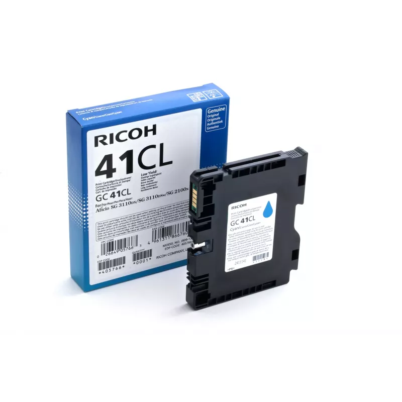Ricoh 405766 tintes kasetne 1 gab. Oriģināla Ciāna