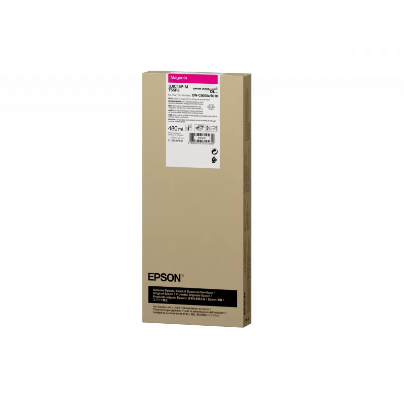 Epson SJIC48P-M tintes kasetne 1 gab. Oriģināls Fuksīns