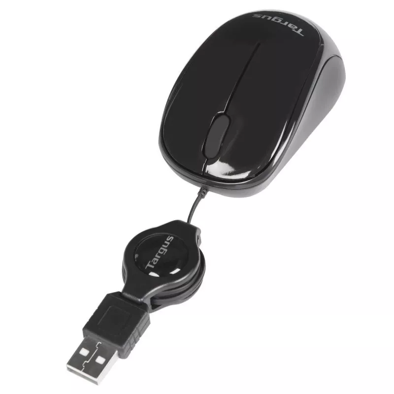 Targus AMU75EU pele ceļojumiem piemērota abām rokām USB Type-A Blue Trace 1000 DPI