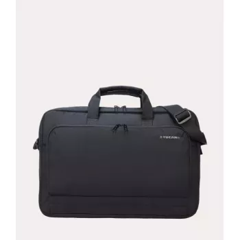 Iepirkumu soma Tucano BORSA NB 17 no pārstrādātas plastmasas, melna/zila