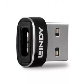 USB 2.0 Low Profile Type A to C Adapter Lindy 41884