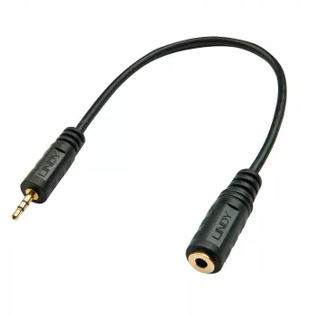 Lindy 2,5 mm vīrišķais uz 3,5 mm sievišķo audio adapteris