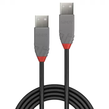 Lindy 1m USB 2.0 Type A to A kabelis, Anthra Line