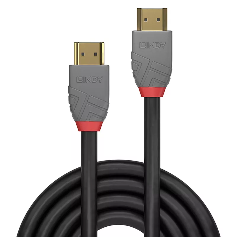 Lindy 0.5m High Speed HDMI kabelis, Anthra Line