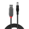 Lindy USB 2.0 Type A uz 5,5 mm līdzstrāvas kabelis, 1,5 m