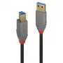 Lindy 2m USB 3.2 Type A to B kabelis, 5Gbps, Anthra Line