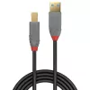 Lindy 2m USB 3.2 Type A to B kabelis, 5Gbps, Anthra Line