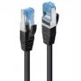 Lindy 47177 tīkla kabelis Melns 1 m Cat6a S/FTP (S-STP)