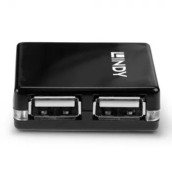 USB centrmezgls Lindy 4 portu USB 2.0 Mini centrmezgls