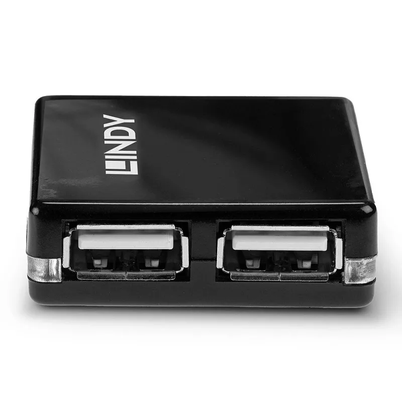 USB centrmezgls Lindy 4 portu USB 2.0 Mini centrmezgls