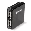 USB centrmezgls Lindy 4 portu USB 2.0 Mini centrmezgls