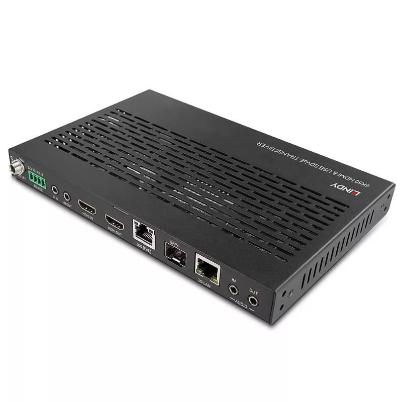 AV raidītājs Lindy 4K60 HDMI un USB SDVoE raiduztvērējs