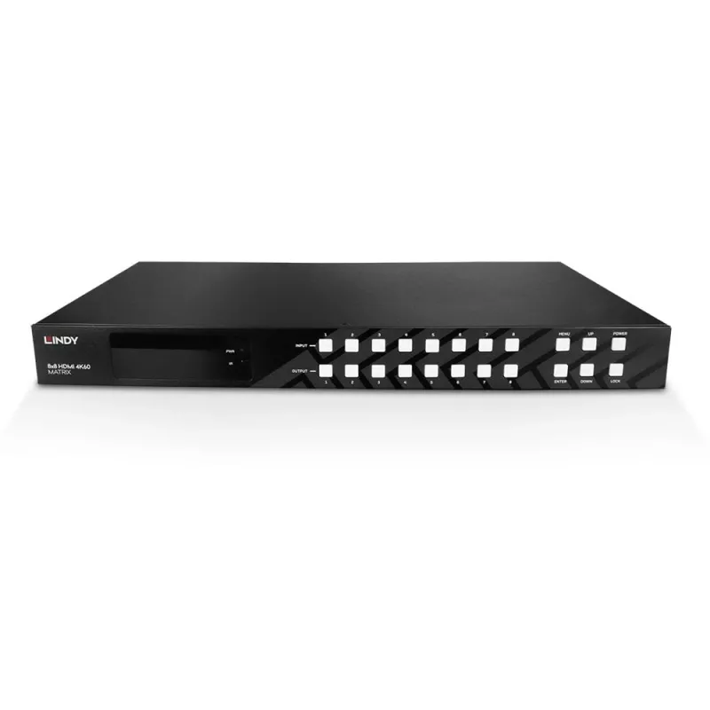 AV matricas pārslēdzējs Lindy 8x8 HDMI 4K60 Matrix