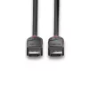 Lindy 1,5 m DisplayPort 1.2 kabelis, Melns Line