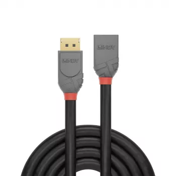 Lindy 3 m DisplayPort 1.4 pagarinātāja kabelis, Anthra Line