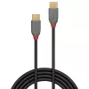 Lindy 2 m USB 2.0 C–C kabelis, Anthra Line