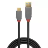 Lindy 1,5 m USB 3.2 Type A uz Type C kabelis, 10 Gbps, 5A, PD, Anthra Line