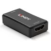 Lindy 50m HDMI 4K30 atkārtotājs, HDCP 2.2, AV uztvērējs, vadu savienojums, melns, HDCP
