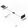 Lindy 50m HDMI 4K30 atkārtotājs, HDCP 2.2, AV uztvērējs, vadu savienojums, melns, HDCP
