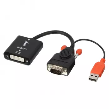 VGA uz DVI-D pārveidotājs Lindy 38184