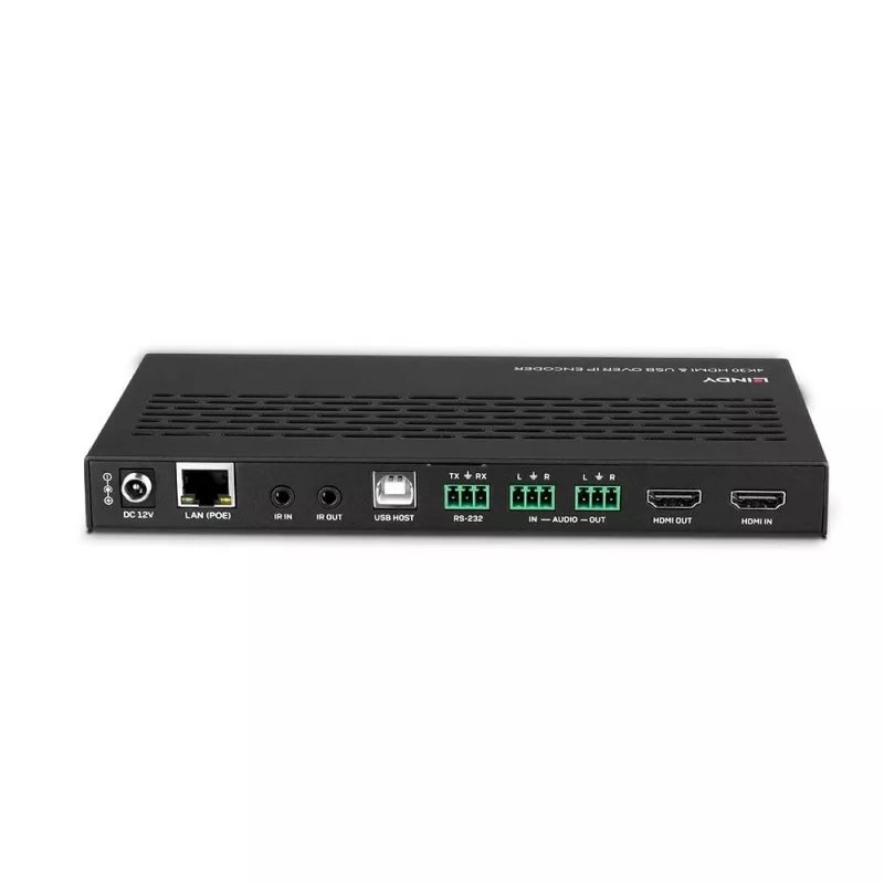 AV raidītājs Lindy 4K30 HDMI un USB pār IP sistēma – Kodētājs 3840 x 2160 pikseļi