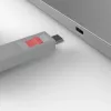 Porta bloķētāja atslēga Lindy USB Type C Porta bloķētāja atslēga, 4 gab., rozā