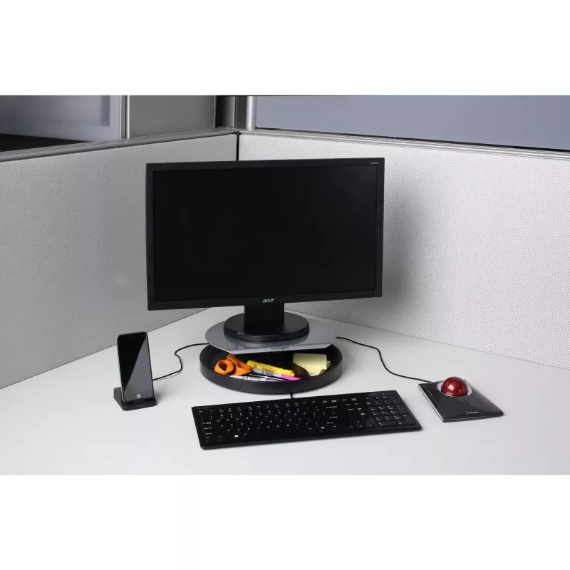 Kensington SmartFit Spin2 Monitora statīvs - pelēks