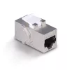 Tīkla kabelis Lindy CAT 6A sieviešu savienotāja keystone RJ-45 plakans metālisks 1 gab.