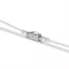 Tīkla kabelis Lindy CAT 6A sieviešu savienotāja keystone RJ-45 plakans metālisks 1 gab.