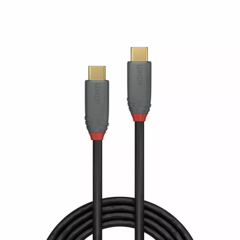 Lindy Anthra Line USB 3.2 Type C kabelis (2 m), 5A PD