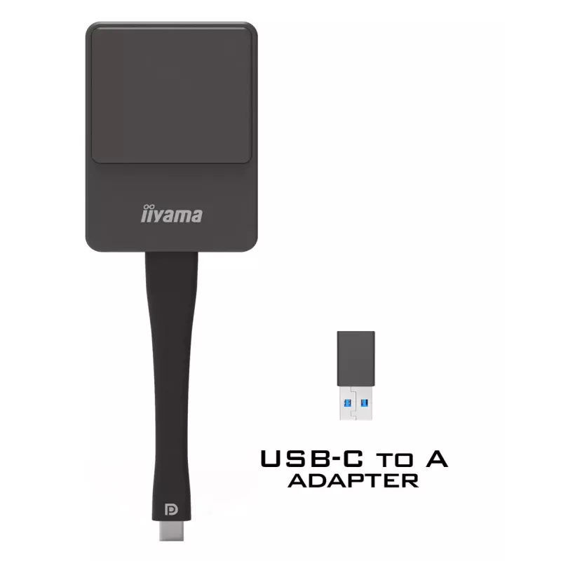 iiyama WP D002C viedtelevizora sargspraudnis USB 4K Ultra HD melns, sudrabains
